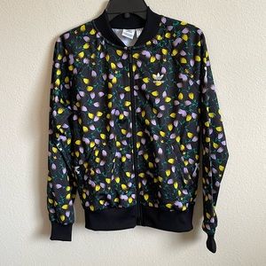 Adidas floral jacket